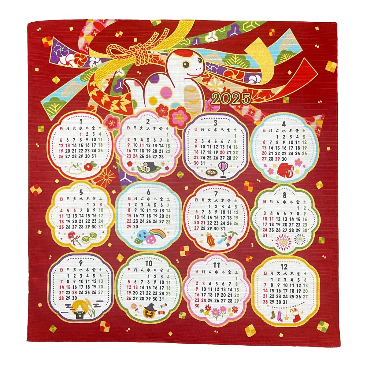 座敷童子ちゃん　2025年 幸運の巳年〆縄‼️ Amazon | リュウコドウ（龍虎堂） 大笑い 巳 （小） 屏風付き R